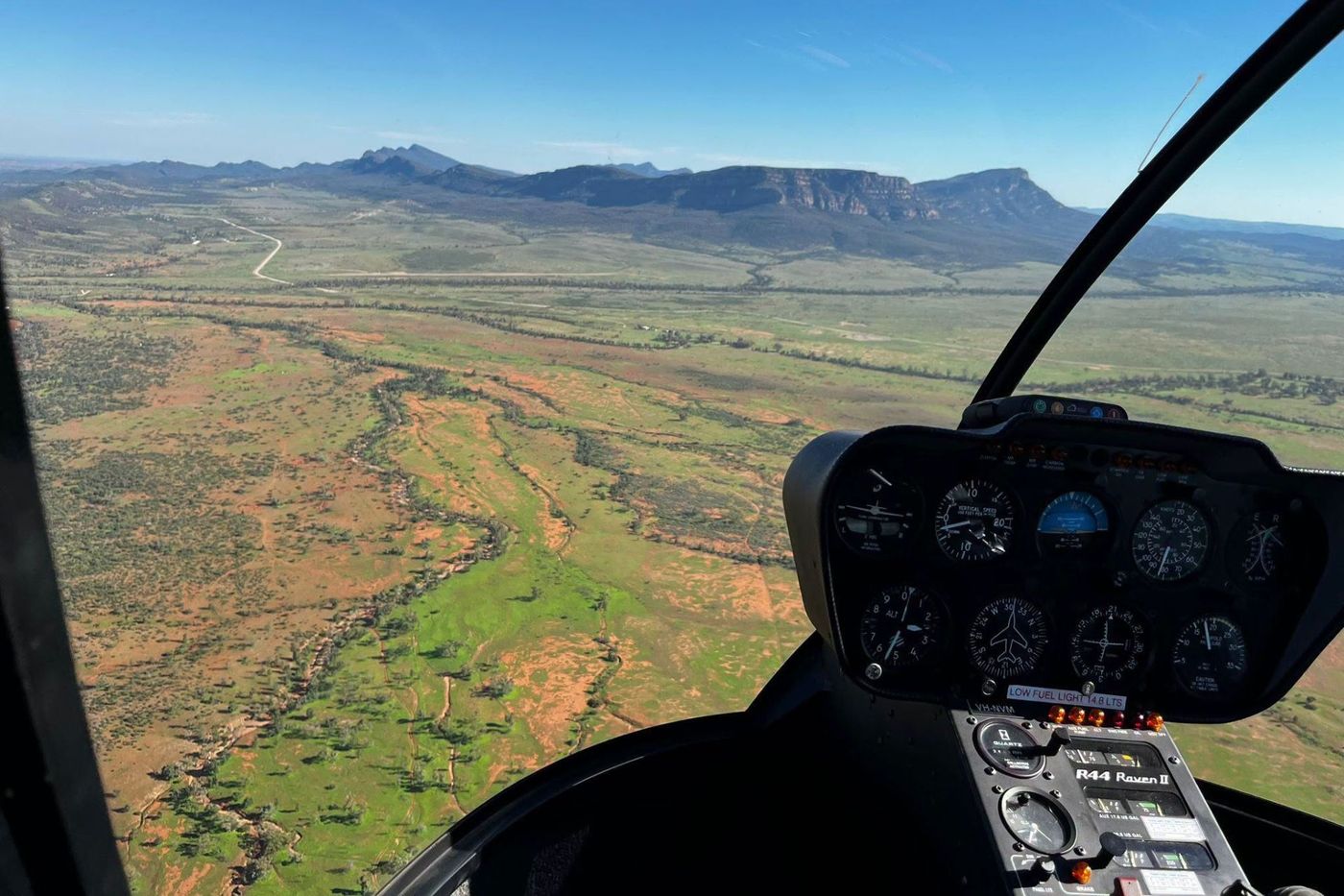 Rawnsley Park Helicopter flight Flinders Ranges